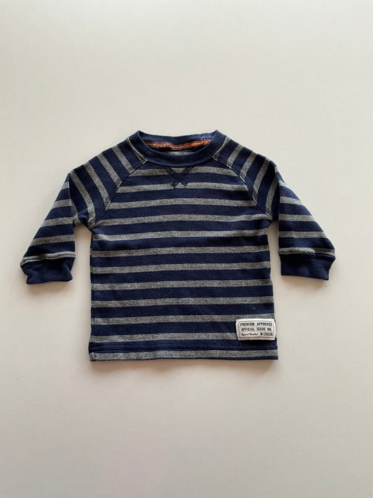 Striped Waffle Shirt