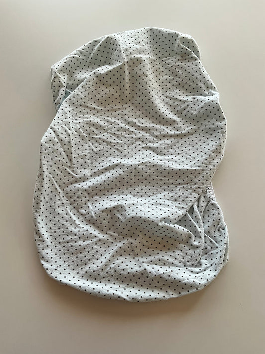 Blue Polka Dot Changing Pad Cover
