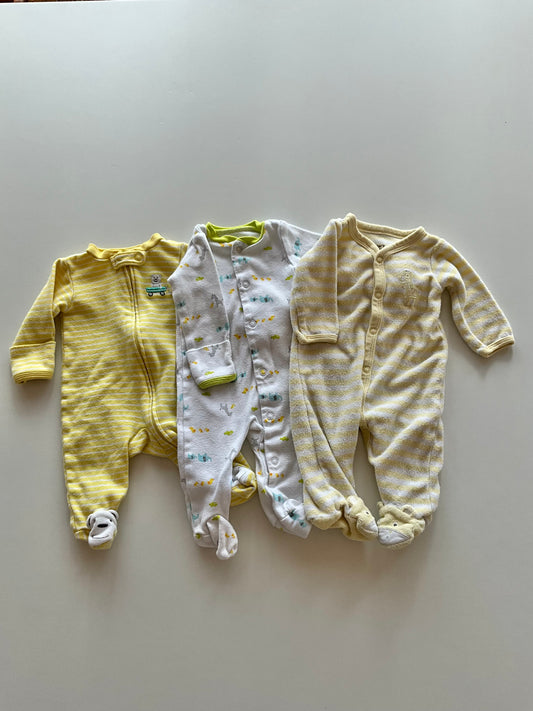 3 Carter's Gender Neutral Sleepers