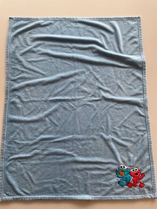 Baby Cookie Monster & Elmo Blanket