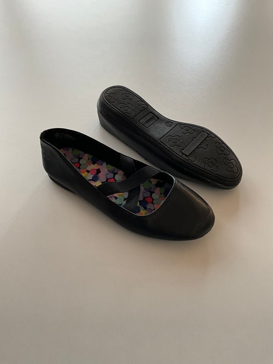 Black Flats - size 2