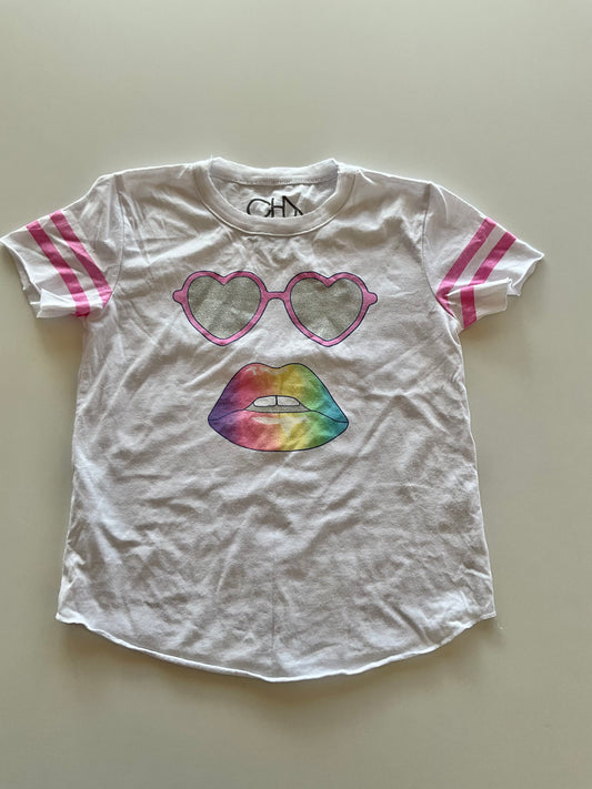 Sparkly Heart Glasses Tee