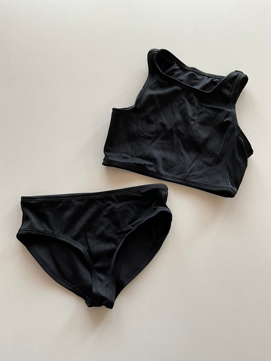 2pc Black Bathing Suit