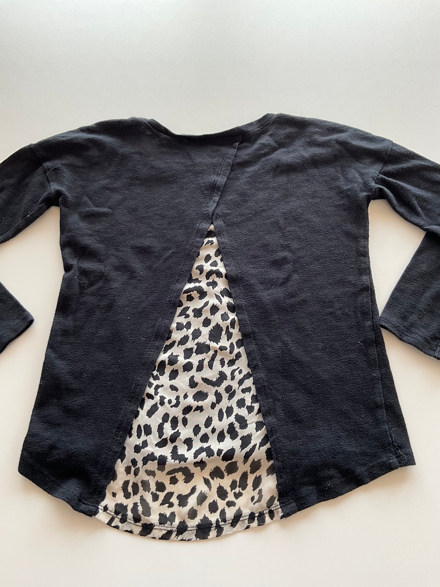 Cheetah Back Black Shirt