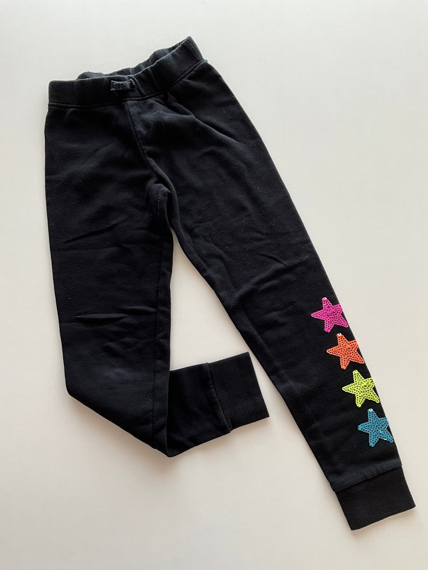 Black with Neon Stars Joggers