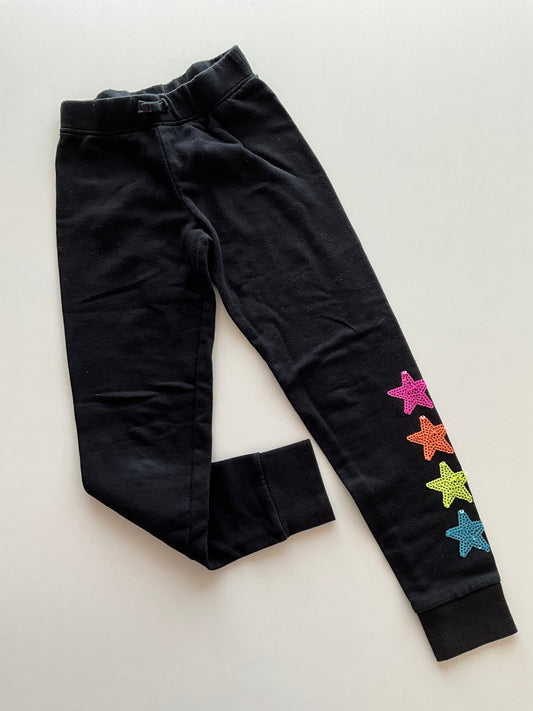 Black with Neon Stars Joggers