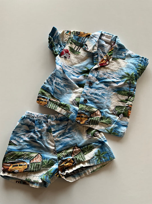 2pc Hawaiian Set