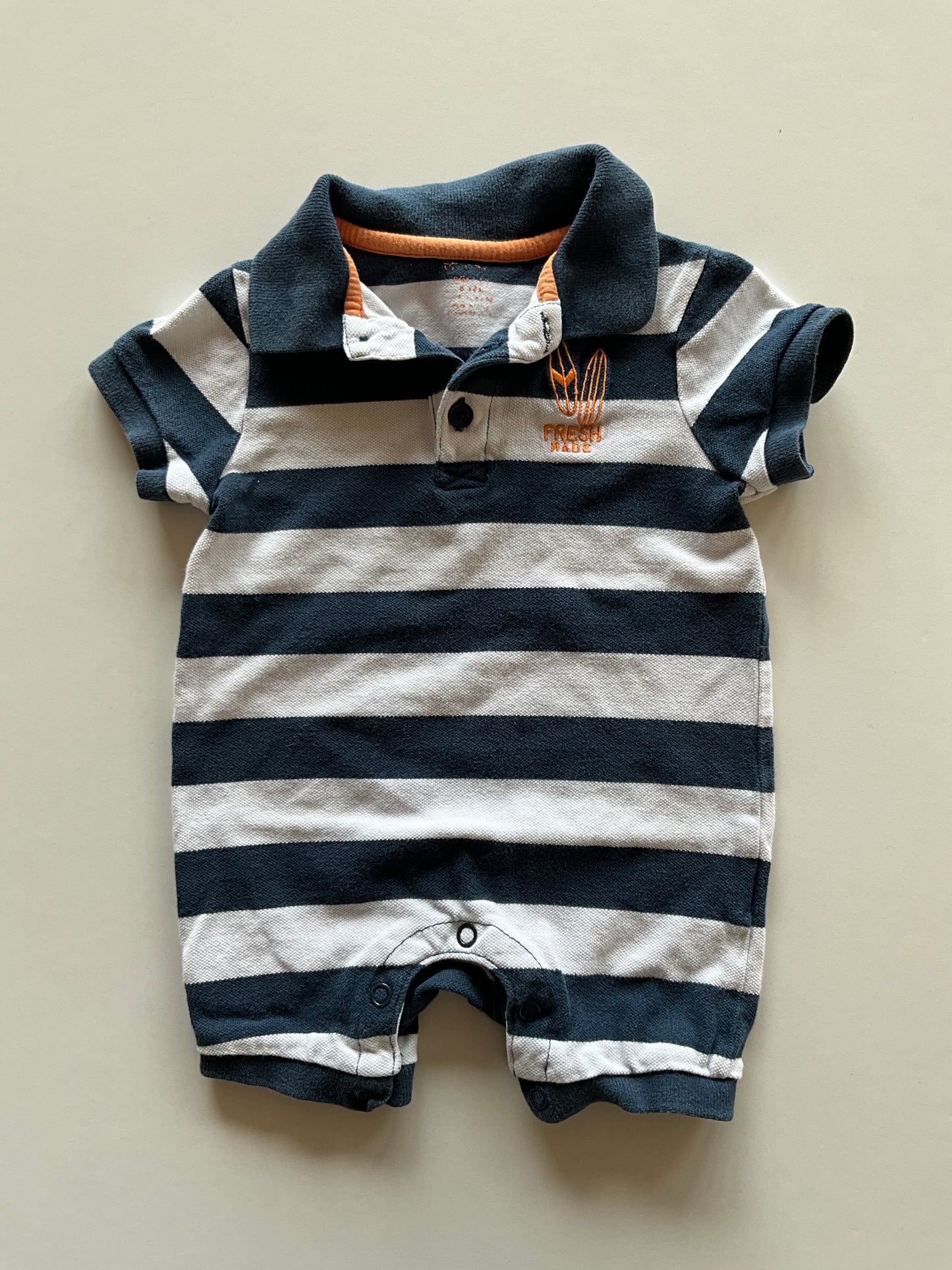 Striped Shorts Onesie