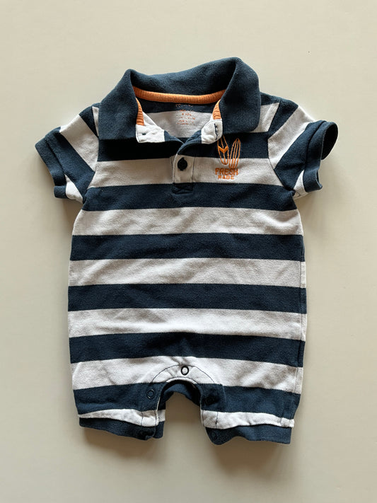 Striped Shorts Onesie