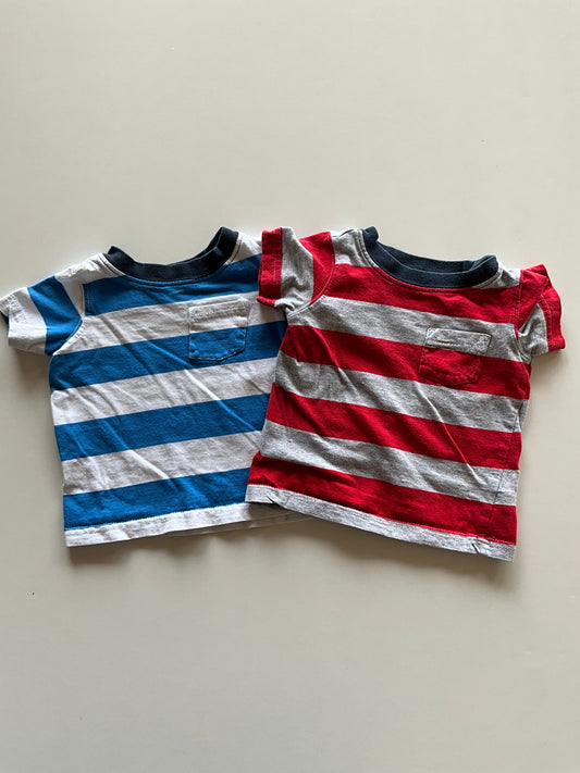 2 Striped Tees