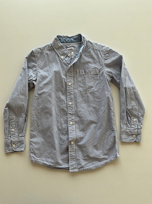 Striped Button Up Dress Shirt