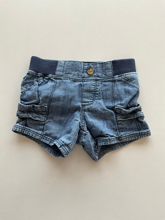 Chambray Shorts