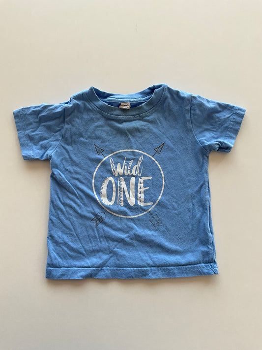 Blue Wild One Tee