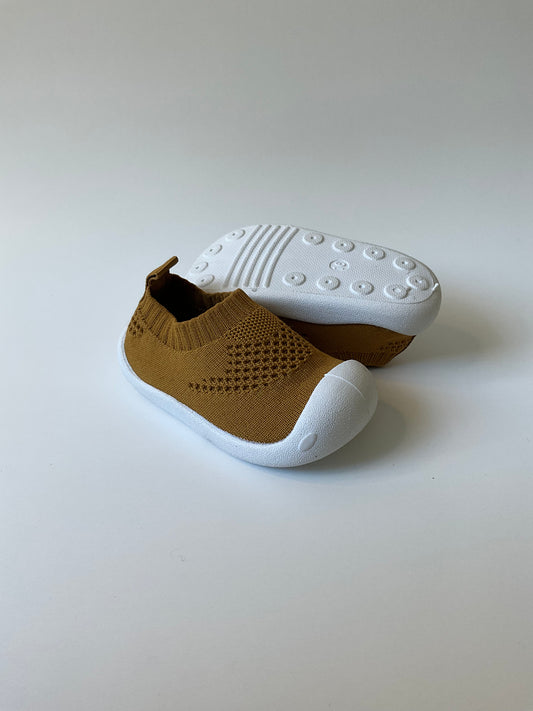 Brown Slip On Shoes - size 5