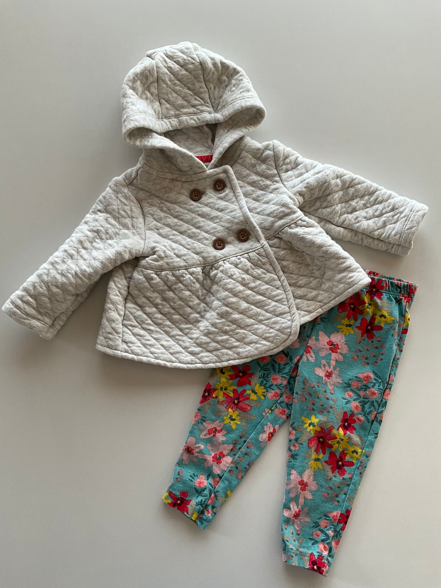 2pc Button Up Sweater & Leggings