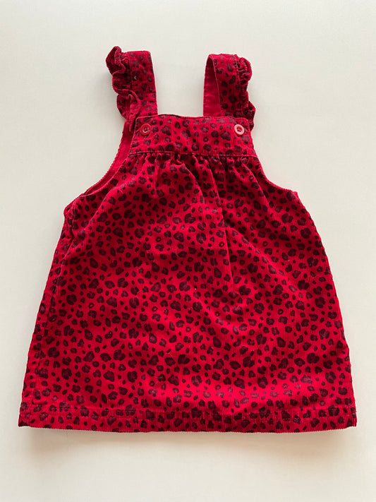Corduroy Leopard Dress