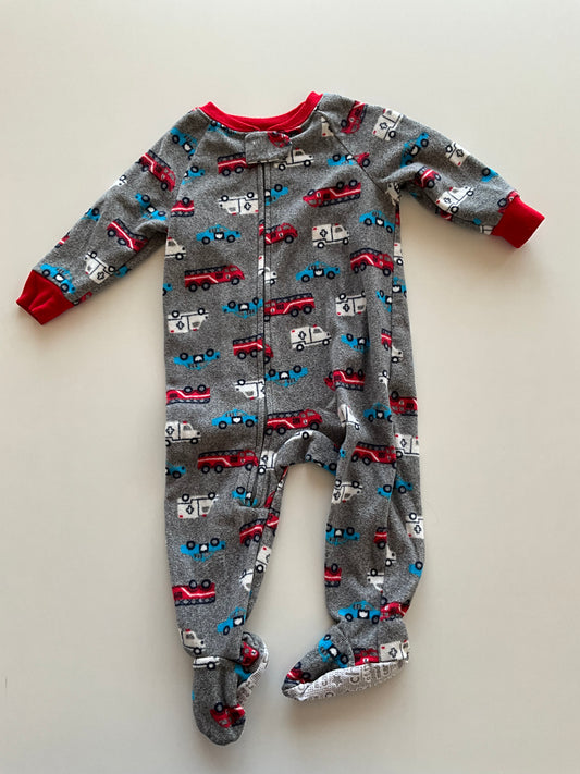 Fleece Emergency Vehicles Pajamas