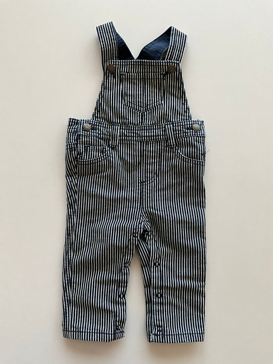 Striped Overalls