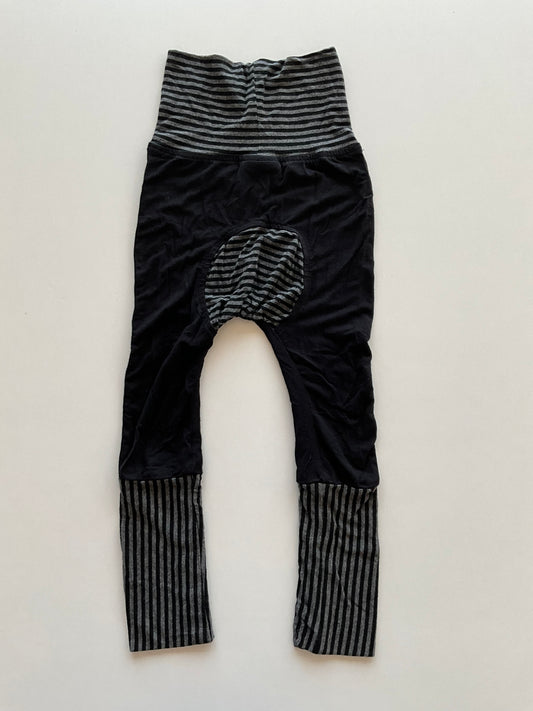 Black & Grey Grow-With-Me Pants