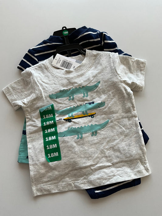BNWT 3pc Alligator Set