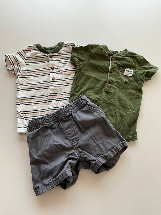 3pc Dinosaur Onesies Set