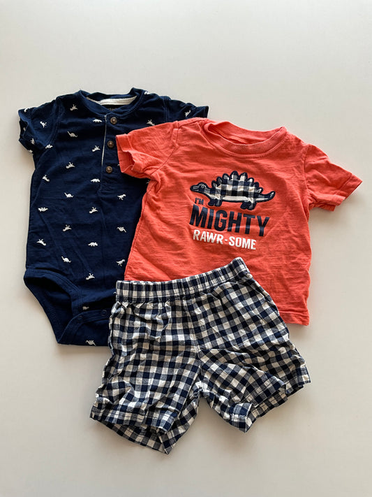 3pc Dinosaur Set