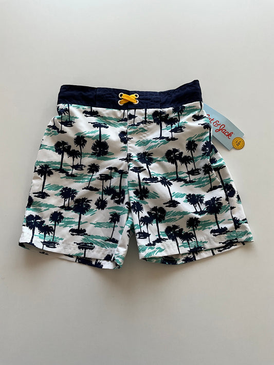 BNWT Palm Tree Swim Trunks