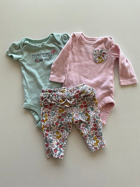 3pc Floral Set