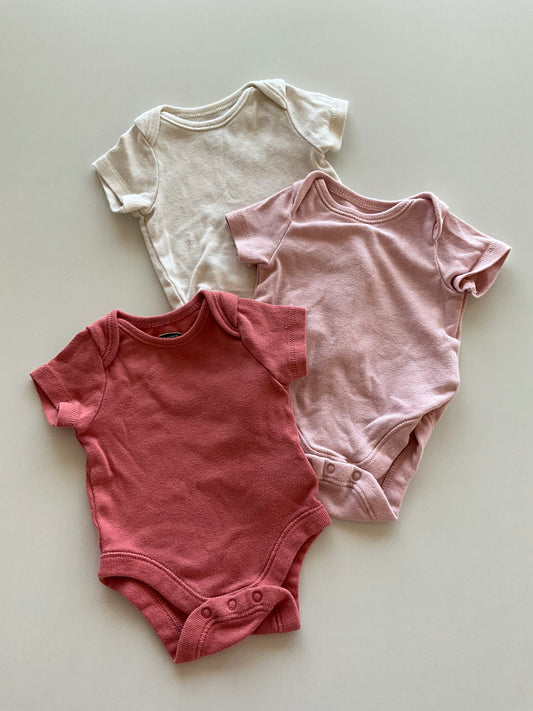 3pc Pink Ombre Onesies