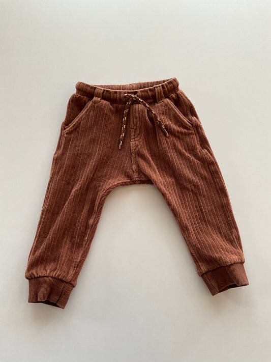 Brown Corduroy Joggers