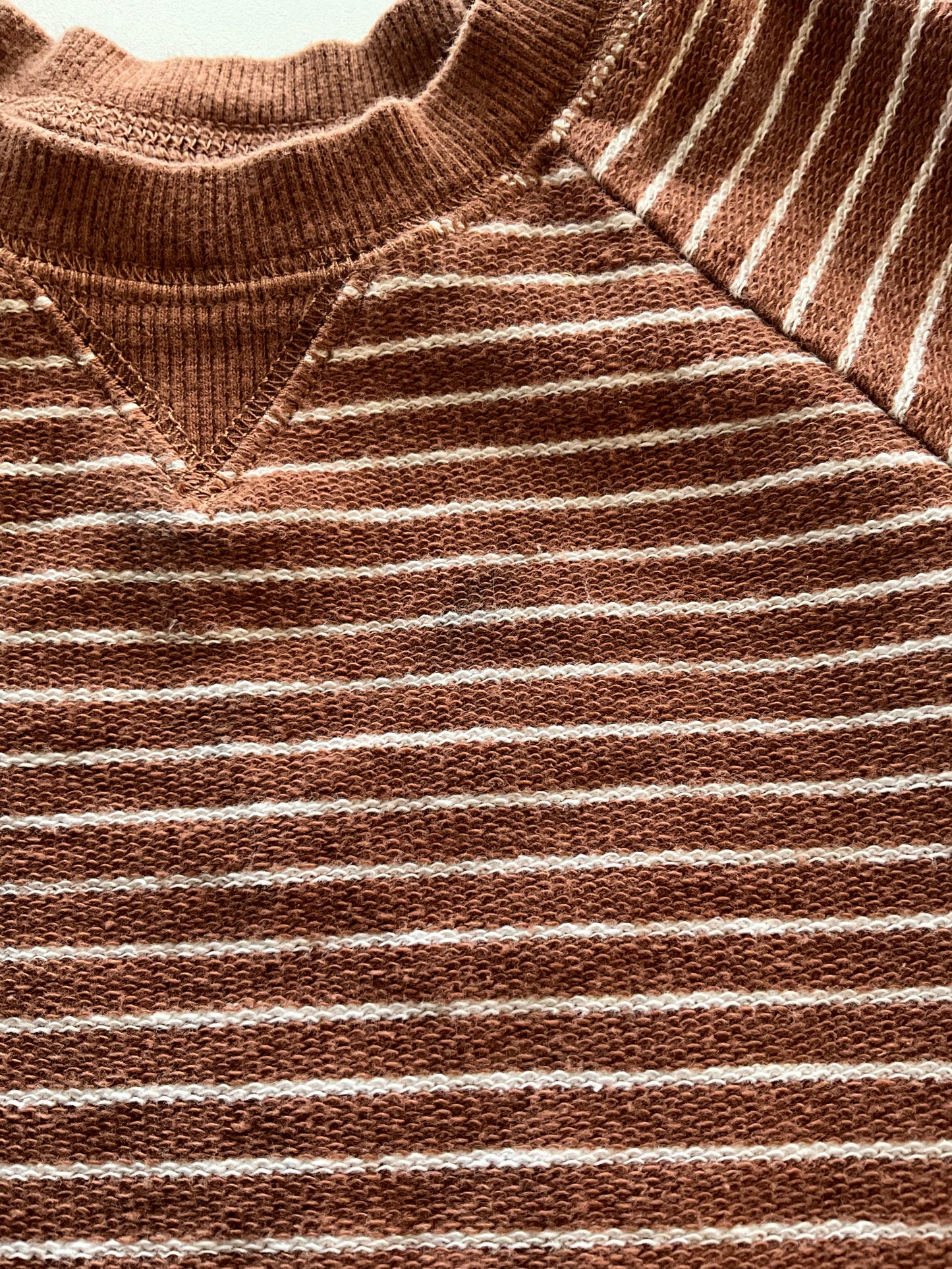 Brown Striped Romper