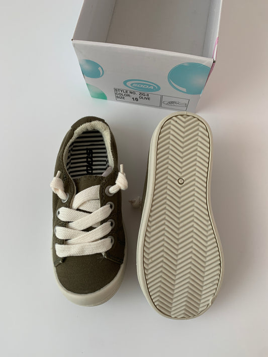 BNWT Olive Size 10 Sneakers