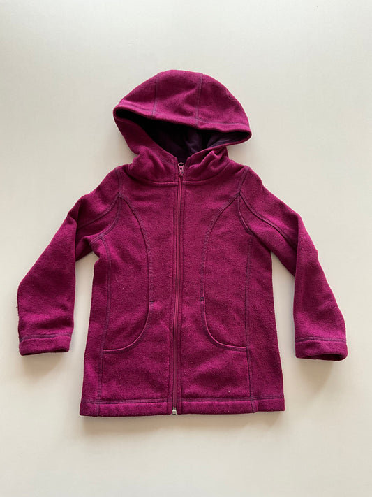 Thick Maroon Zip Up