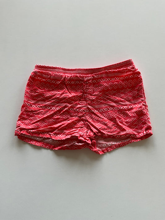 Coral Patterned Shorts