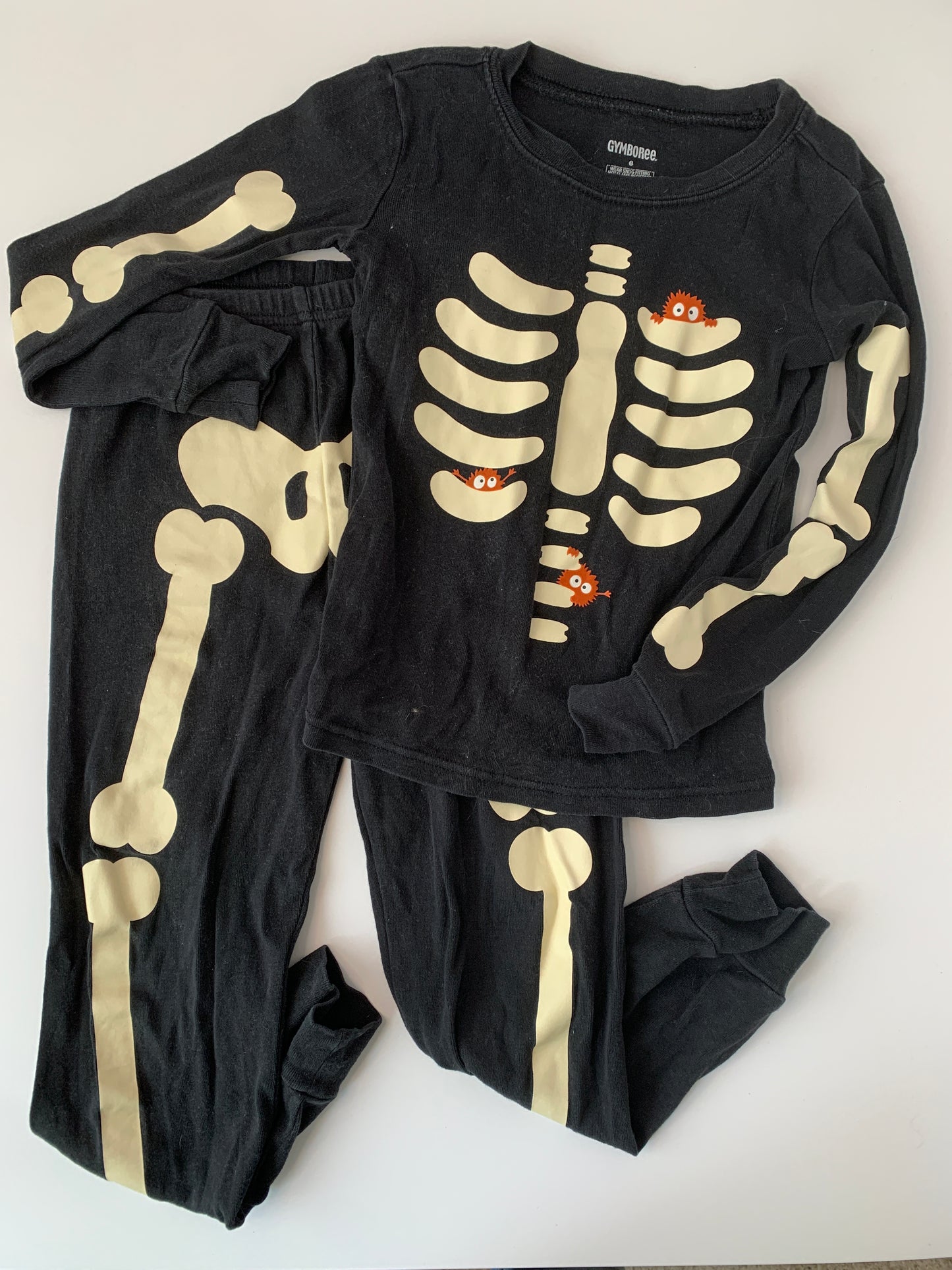 Glow in the Dark Skeleton Pajamas