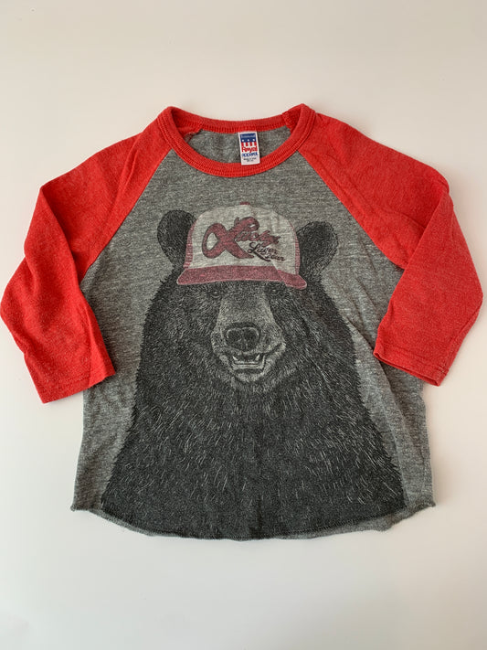 Westcoastees Lucky Bear Raglan Tee